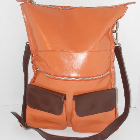 CLEO & PATEK MULTI-COLOR GENUINE LEATHER BAG - Picture 5 of 7